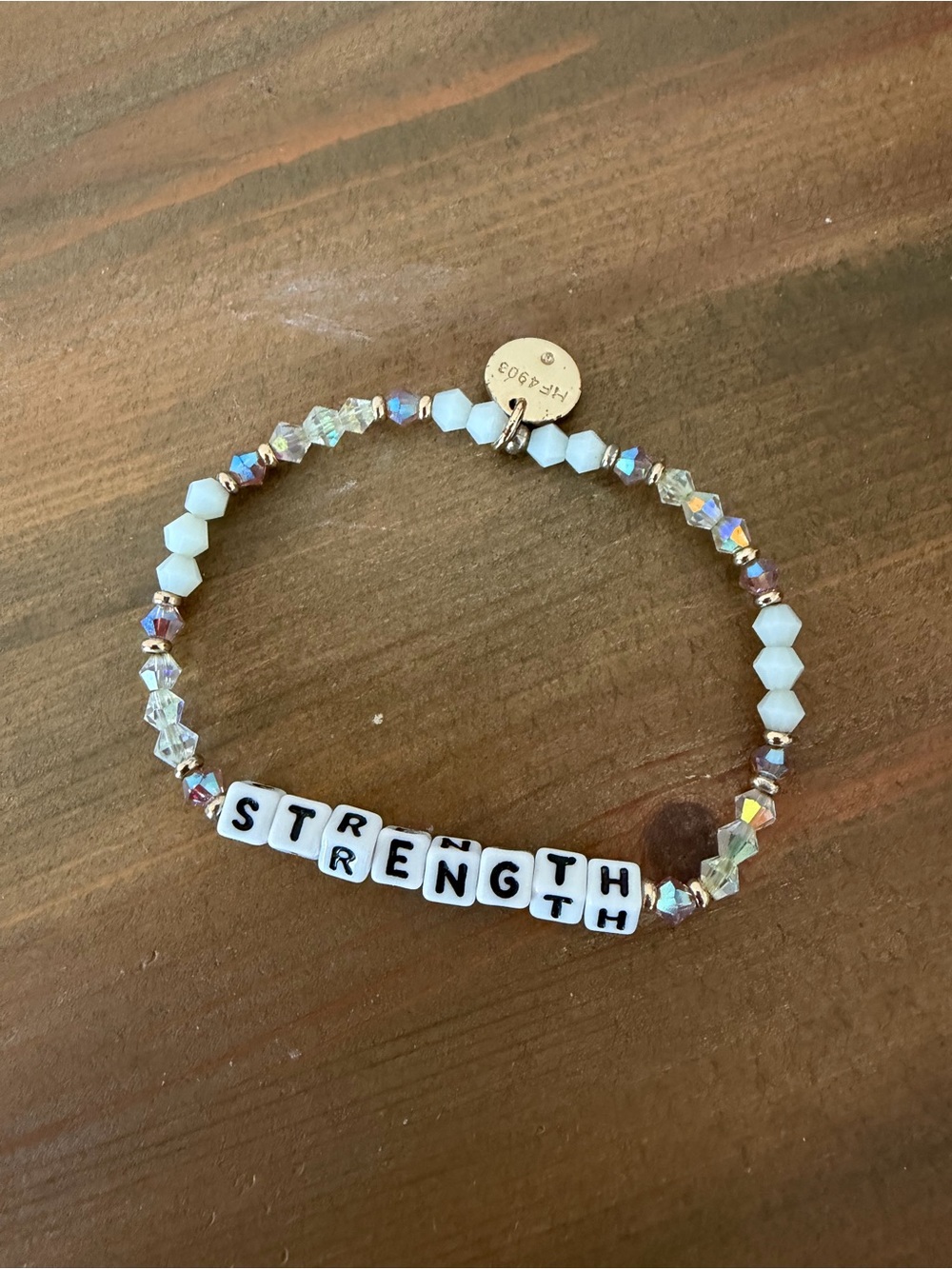Little Words Project Strenght Beaded Bracelet